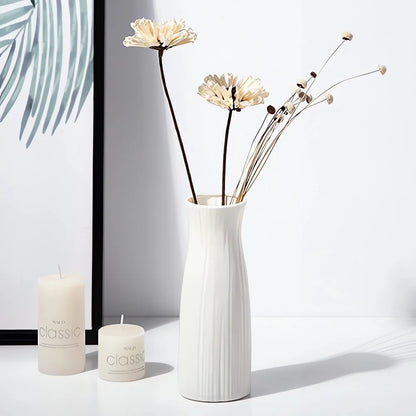 Vaso Decorativo Nórdico de Plástico