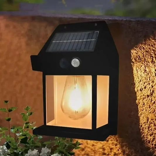 Refletor Solar LED Externo à Prova d’Água com Sensor de Movimento