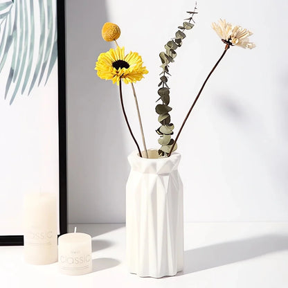 Vaso Decorativo Nórdico de Plástico