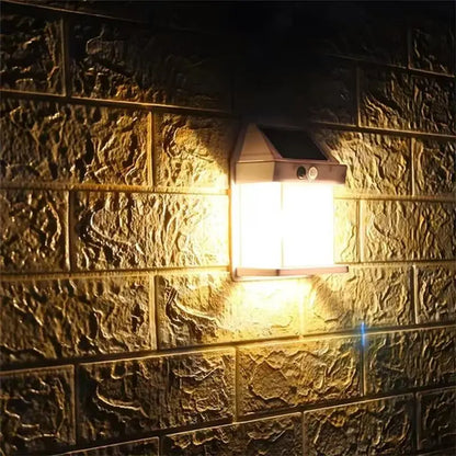 Refletor Solar LED Externo à Prova d’Água com Sensor de Movimento